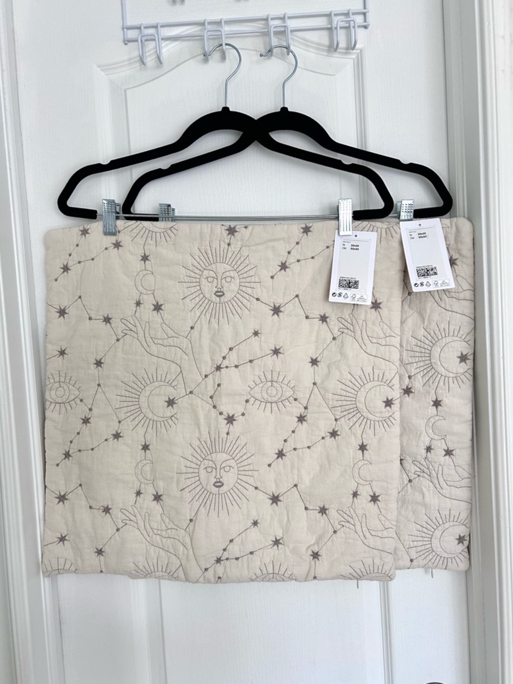 H&M Beige Cushion Covers 20x20 (set of 2)